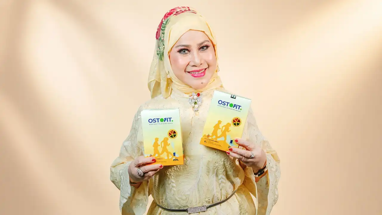 Emu Elvy Sukaesih pilih susu herbal Ostofit