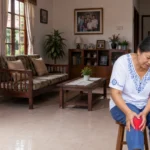 Ilustrasi ibu rumah tangga alami sakit lutut