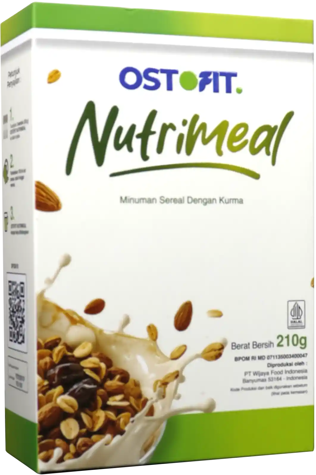 Kemasan Ostofit Nutrimeal tampak menyerong